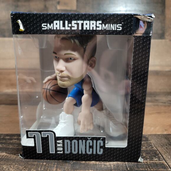 NBA SmAll-Stars Mini: Dallas Mavs Luka Doncic (Blue Jersey) Figure- NBA ALL-STAR - Picture 1 of 6